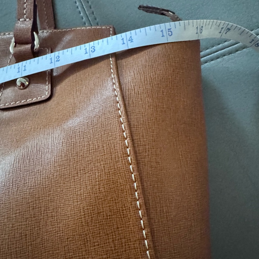 Dooney & Bourke - NWT Brown Saffiano Leather Purse - Picture 11 of 14